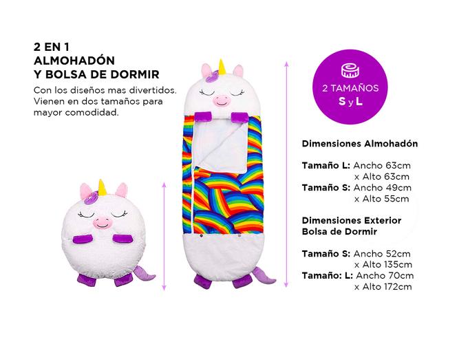 Bolsa De Dormir Gadnic Happy Bag Para Niños Peluche Y Almohada - 5