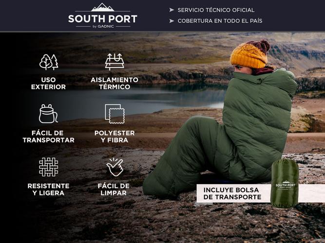 Bolsa de Dormir SouthPort Camping Con Cierre - 1