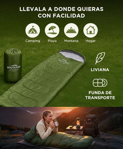 Bolsa de Dormir SouthPort Camping Con Cierre - 2