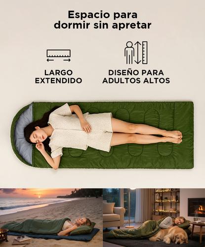 Bolsa de Dormir SouthPort Camping Con Cierre - 3