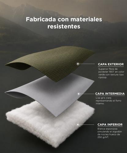 Bolsa De Dormir Tipo Momia South Port By Gadnic 222 x 78 cm Exterior Camping Trekking  - 2