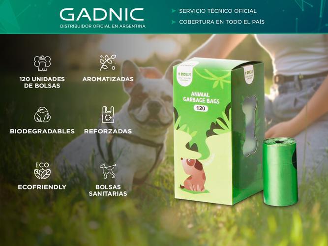 Bolsitas Sanitarias Biodegradables Gadnic Para Perros x120  - 1