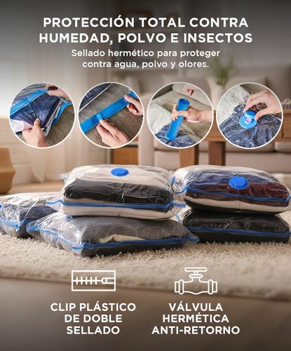 Kit Bolsas Al Vacio 4 En 1 Gadnic Para Guardar Ropa 40 x 60 cm - 2