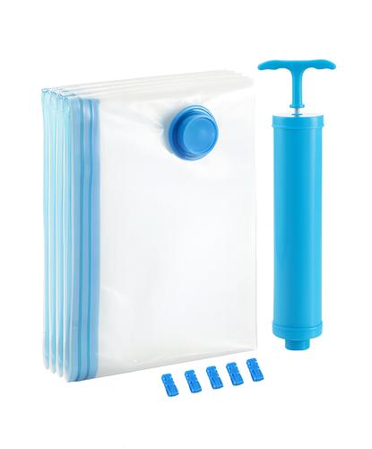 Kit Bolsas Al Vacio 4 En 1 Gadnic Para Guardar Ropa 40 x 60 cm - 6