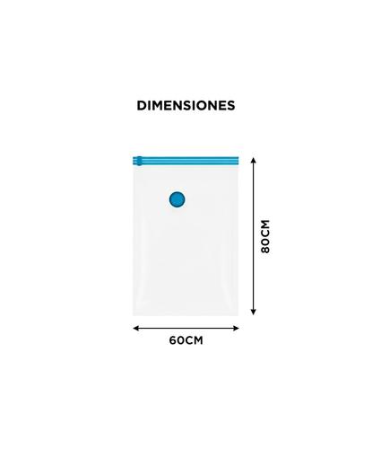 Kit Bolsas Al Vacio 4 En 1 Gadnic Para Guardar Ropa 60 x 80 cm - 5