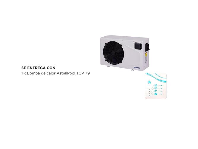 Climatizador Piscina Astralpool Bomba De Calor Top+9 24m2 - 6
