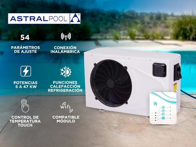 Climatizador Piscina Nataclor Bomba De Calor Top+19 Astralpool  Inalambrica  - 1