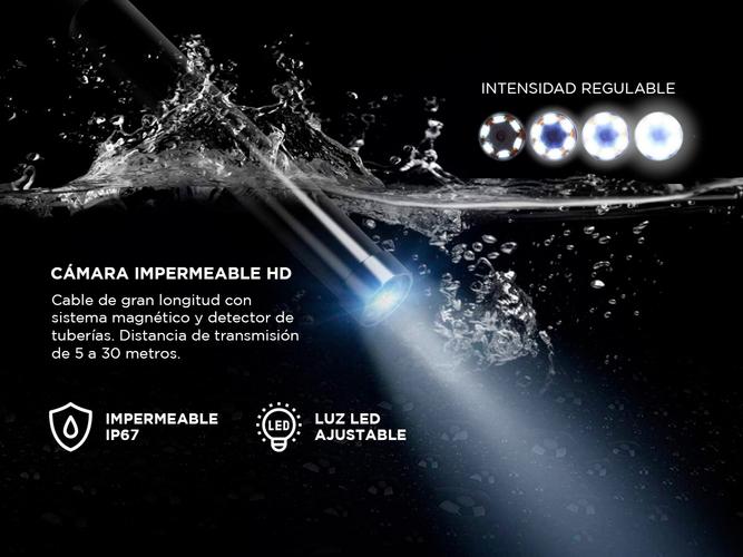 Cámara Boroscopica Gadnic Para Celular PC Impermeable 35mts HD Outlet - 2