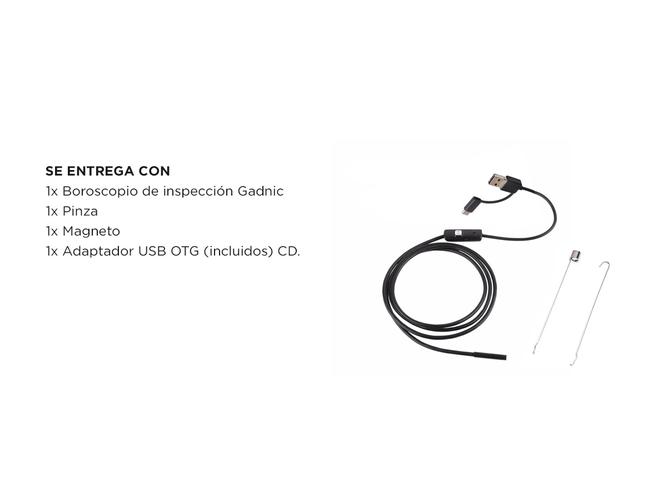 Cámara Boroscopica Gadnic Para Celular PC Impermeable 3.5mts HD - 5