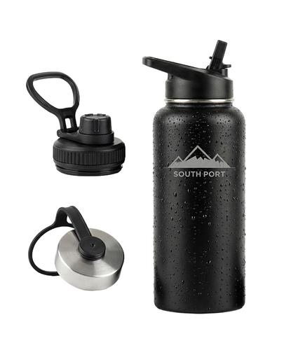 Botella Termica Southport by Gadnic 1 Litro Acero Inoxidable Doble Capa Tres Tapas - 6