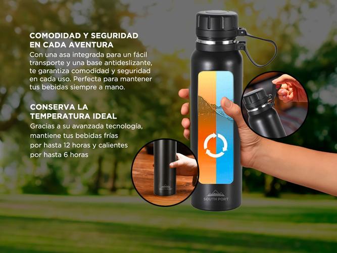 Botella Termica Gadnic 850ml con Tapa Outlet - 3