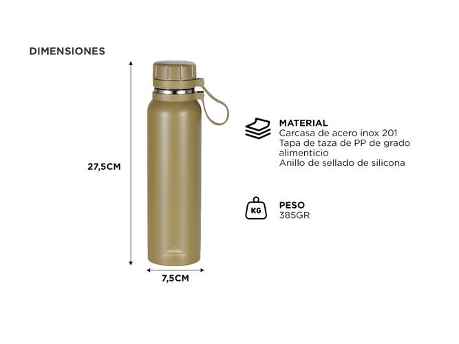 Botella Termica Gadnic 850ml con Tapa - 4