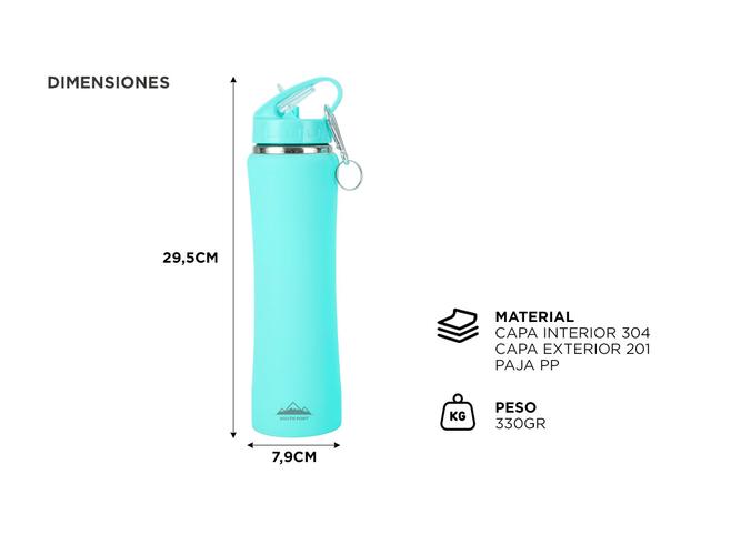 Botella Térmica Deportiva 750ml Gadnic Termo de Acero Inoxidable - 4