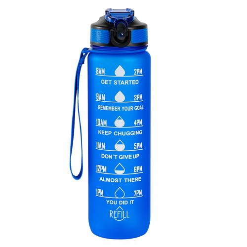 Botella Deportiva Motivacional Gadnic 1L con Pico Sorbete - 0
