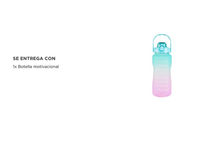 Botella Motivacional 2 Litros Gadnic Degrade Botellon Agua - 5