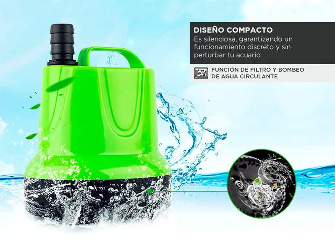 Bomba de Agua Sumergible Gadnic AQUA01 Desagotadora de Pecera - 3