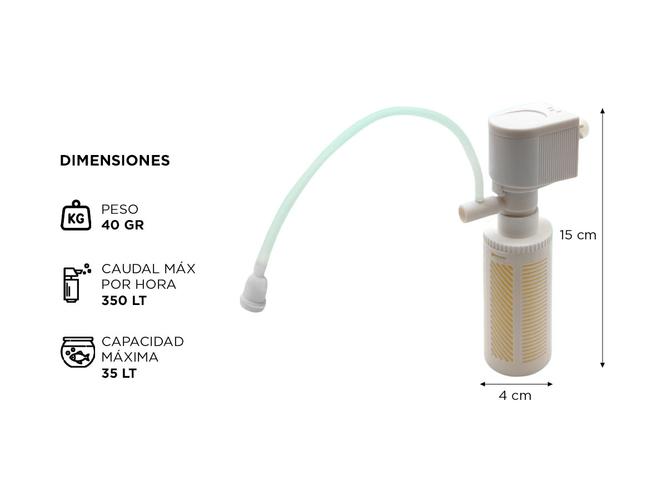 Filtro Interno de Pecera Gadnic 350 Lh Sumergible  - 3