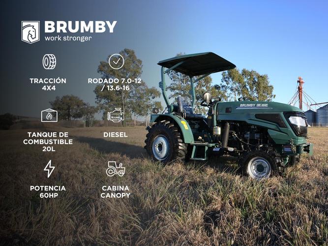 Tractor Diesel Brumby QuinteroInvernadero 60HP 4x4 - 1