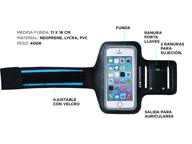 Brazalete Running Gadnic Entrenamiento fitness - 5