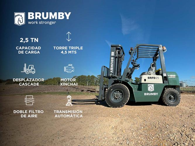 Auto Elevador Diesel Brumby 25 TN Torre 45mts - 1