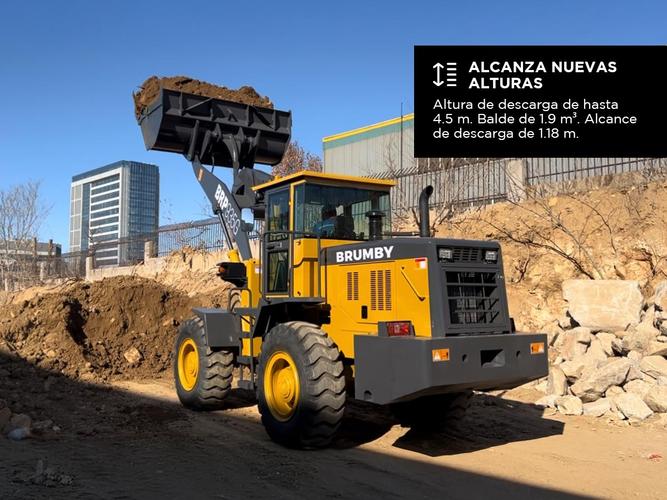 Pala Cargadora 3TN Brumby Balde 2m3 4x4 Cummins Weichai - 2