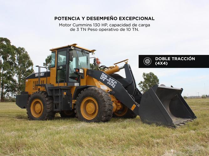 Pala Cargadora 3TN Brumby Balde 2m3 4x4 Cummins Weichai - 3