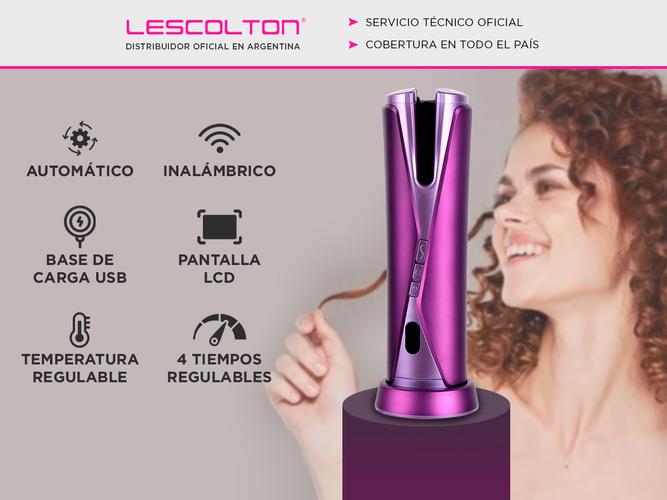 Rizador de Pelo Automático Lescolton FM-003 Buclera Inalámbrica - 1