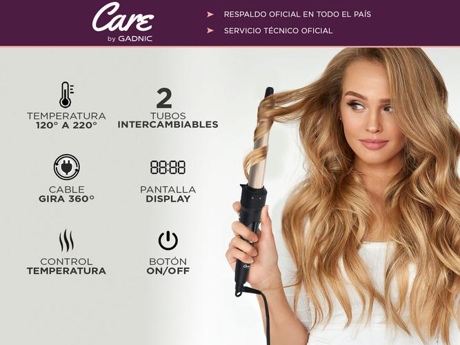 Buclera Rizadora Profesional BC70 Gadnic Temperatura Ajustable - 1