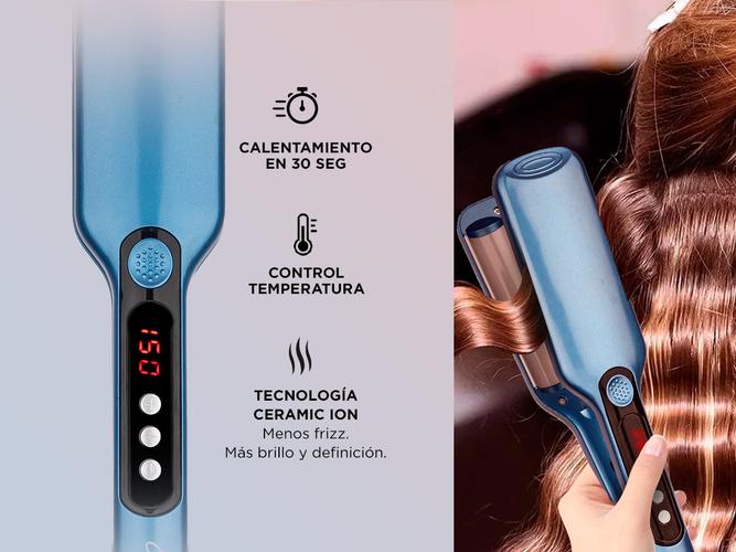 Buclera Profesional Gadnic Rizadora Control de Temperatura Iones de Ceramica  - 2
