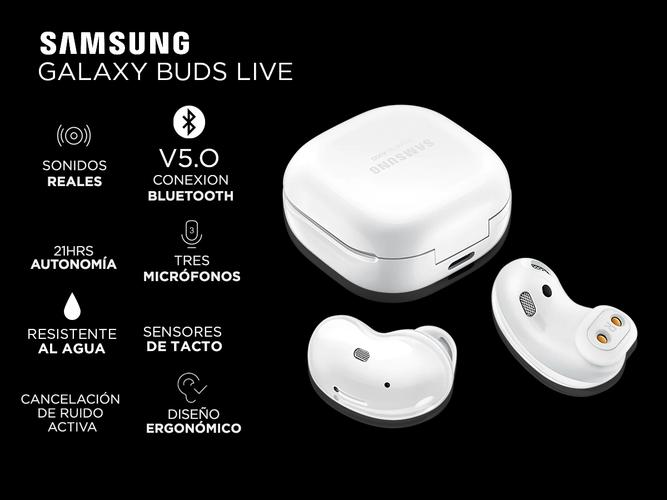 Auriculares Bluetooth Samsung Galaxy Buds Live R180 Manos Libres - 1