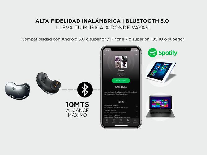 Auriculares Bluetooth Samsung Galaxy Buds Live R180 Manos Libres - 3