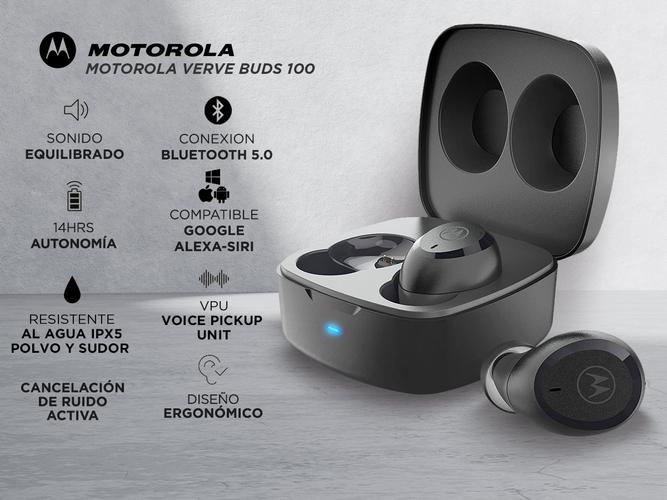 Auricular Bluetooth Motorola Verve Buds 100 Waterproof Ipx5 - 1