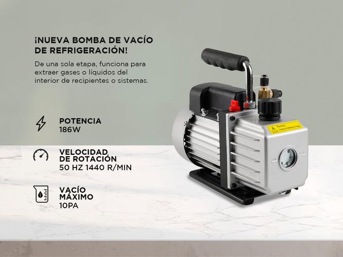 Bomba Compacta de Vacío Gadnic Una Etapa 90 L - 2