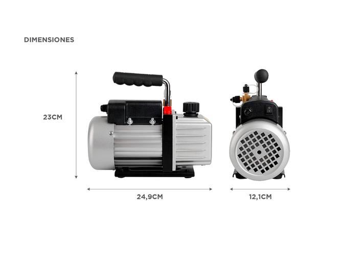 Bomba Compacta de Vacío Gadnic Una Etapa 90 L - 4