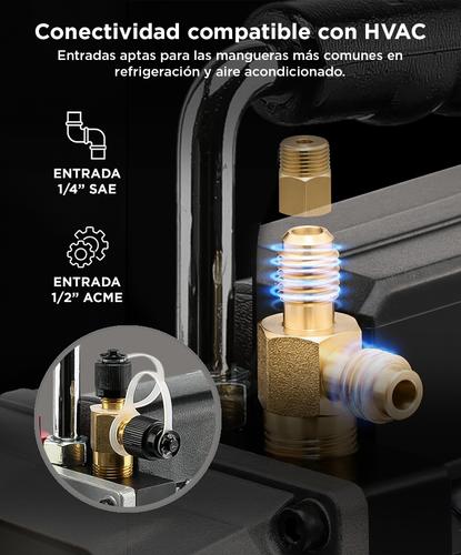 Bomba Compacta de Vacío Gadnic Una Etapa 90 L - 4