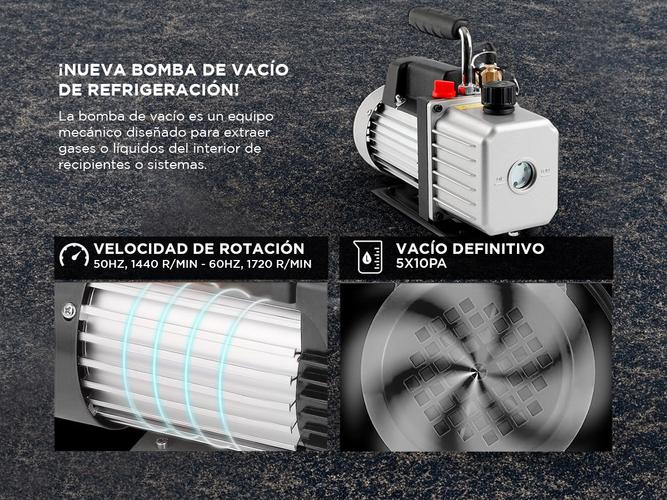 Bomba de Vacío Gadnic De Doble Etapa  Usado - 2