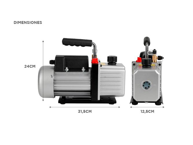 Bomba de Vacío Gadnic 120 Lts De Doble Etapa 1720 r/min - 4