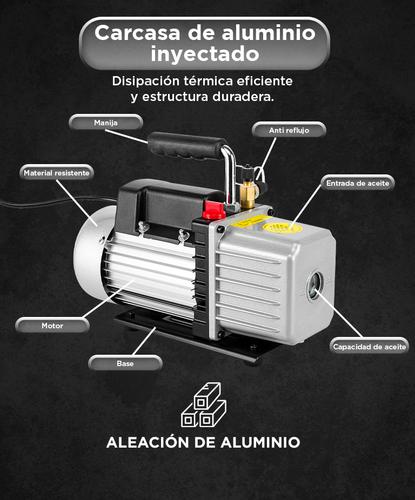 Bomba de Vacío Gadnic 120 Lts De Doble Etapa 1720 rmin - 3