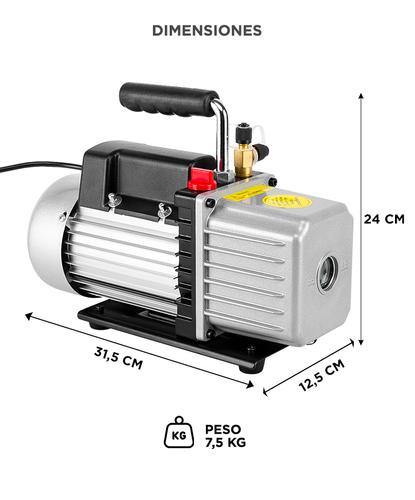 Bomba de Vacío Gadnic 120 Lts De Doble Etapa 1720 rmin - 5