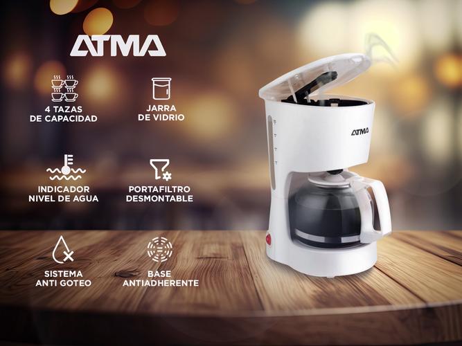 Cafetera de Filtro Atma Essential 4 Tazas CA2180P - 1