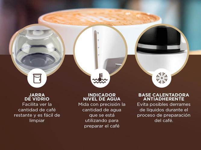 Cafetera de Filtro Atma Essential 4 Tazas CA2180P - 3