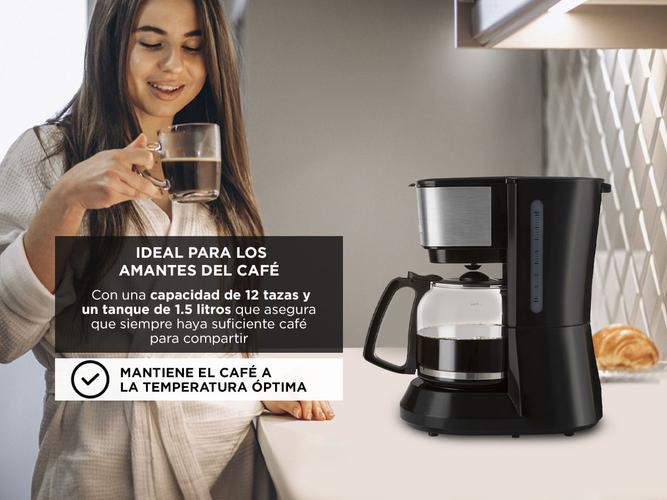Cafetera de Filtro Atma Pro 1.5L 12 tazas Acero Inox CA22IBP - 2