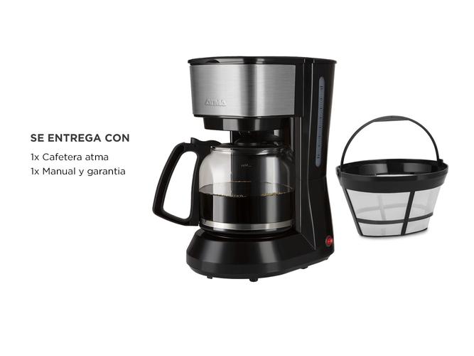 Cafetera de Filtro Atma Pro 1.5L 12 tazas Acero Inox CA22IBP - 5