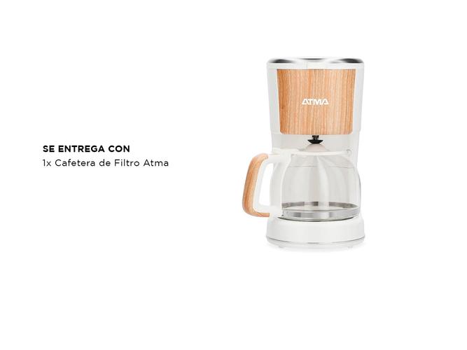 Cafetera de Filtro Atma Símil Madera CAATW21WP - 5