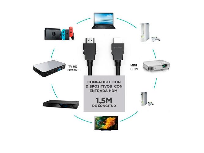 Cable HDMI Alta Definicion 1080P  - 2