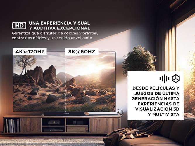 Cable HDMI 8K de Alta Definición 48 Gbps - 2