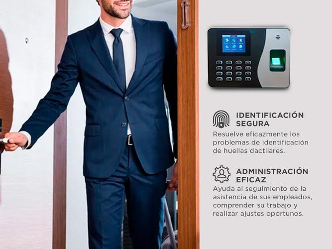 Reloj Control Horario Gadnic C2600 Biometrico Huella Digital - 4