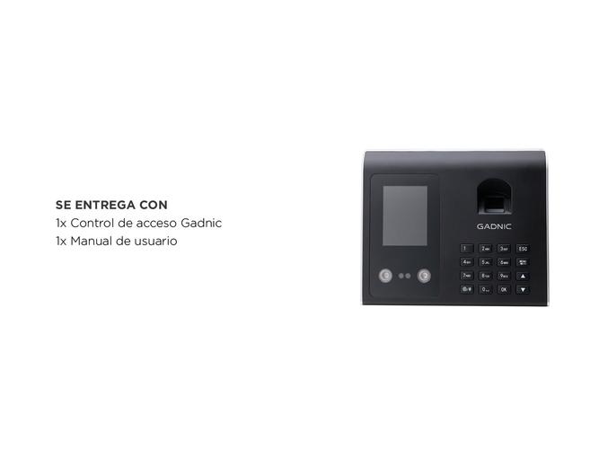 Control De Acceso Gadnic Biométrico Face ID 1500 Huellas 500 Rostros - 6