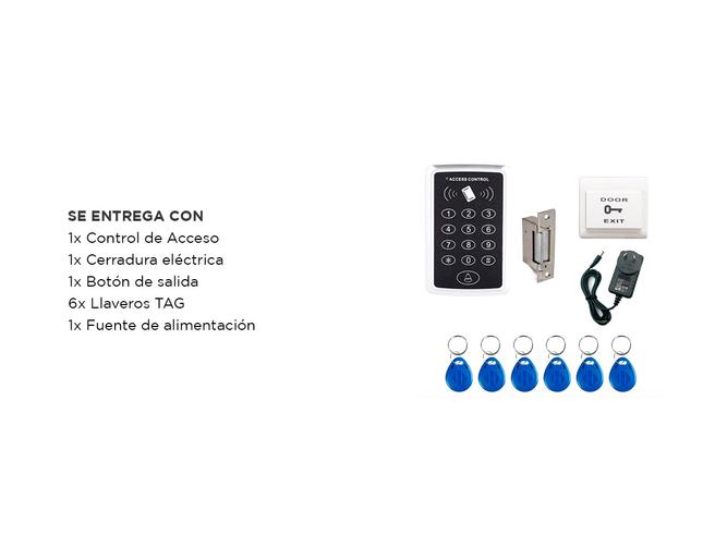 Control de Acceso Gadnic con Tarjeta de Proximidad y Contraseña - 5