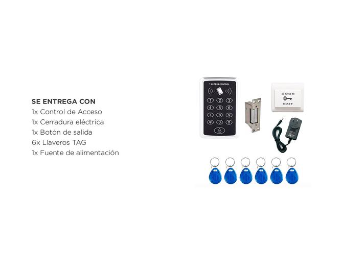 Control de Acceso Gadnic con Tarjeta de Proximidad y Contraseña - 5
